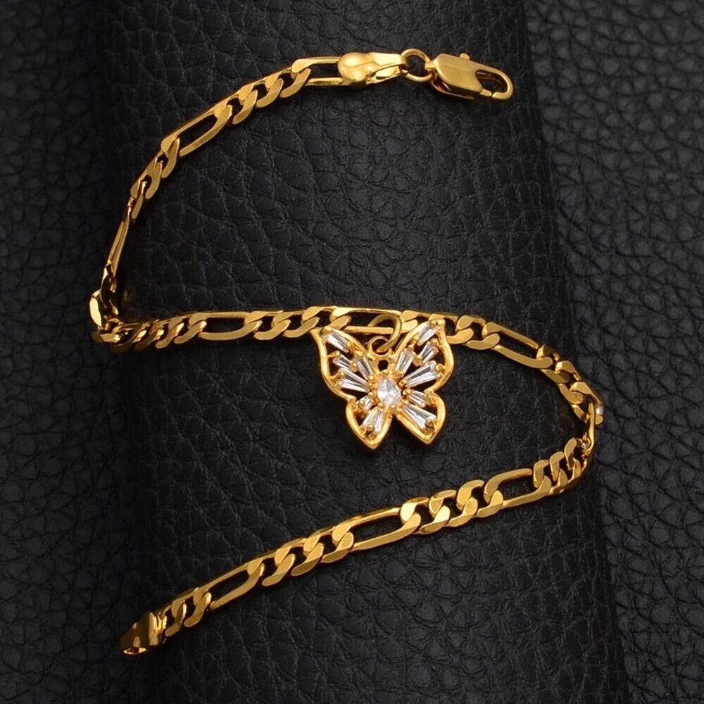 butterfly anklet - Picture 4 of 4
